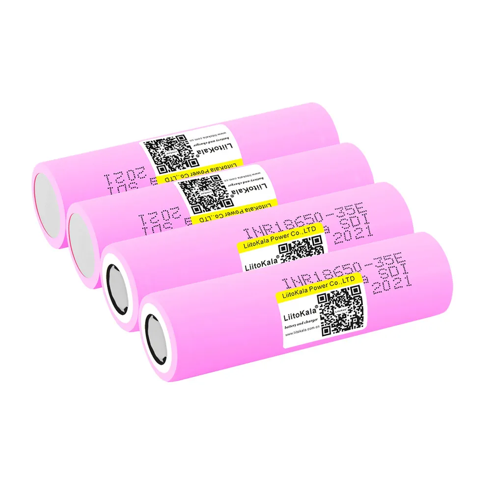 liitokala 18650 3500mAh 13A discharge INR18650 35E INR18650-35E 18650 battery Li-ion 3.7v rechargable Battery