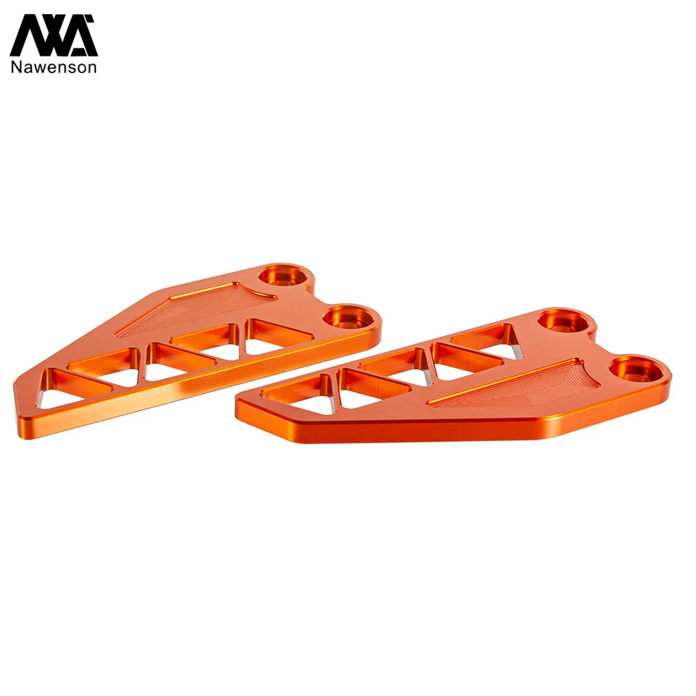 CNC Aluminum Motorcycle Footrest Plate Rearset Decoration for KTM Duke 250/390 2017-2019