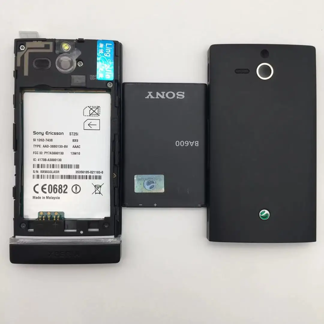 Sony Xperia U ST25 ST25i Refurbished-Ban Đầu Mở Khóa GSM 3.5 "Inch 3G 5MP GPS WIFI Android Điện Thoại Thông Minh 512 RAM 720P ĐTDĐ