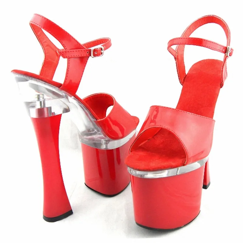 18cm Super Thick High Heels Platforms Pole Dance / Performance / Star / Model Shoes, Wedding Dance Shoes