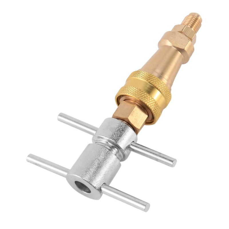 2X Tools High Pressure Washer 1/4 Inch FNPT Refrigerator Quick Coupling Brass Washer Quick Connect Plug