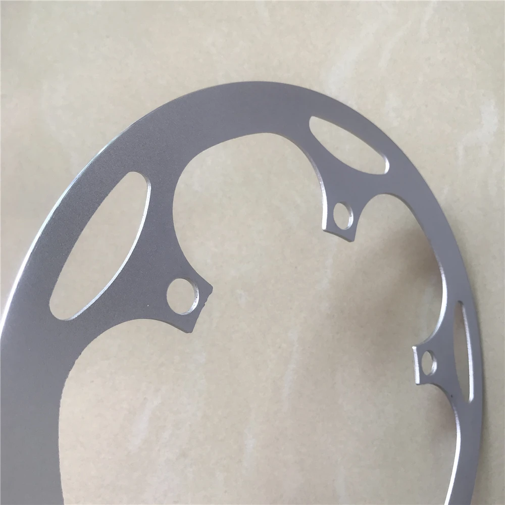 Folding Bike Chain Cover 130 BCD 38T 39T 42T 44T 46T 48T 50T 52T 53T 56T 58T 60T Road Bicycle Slivery Chain Wheel Guard