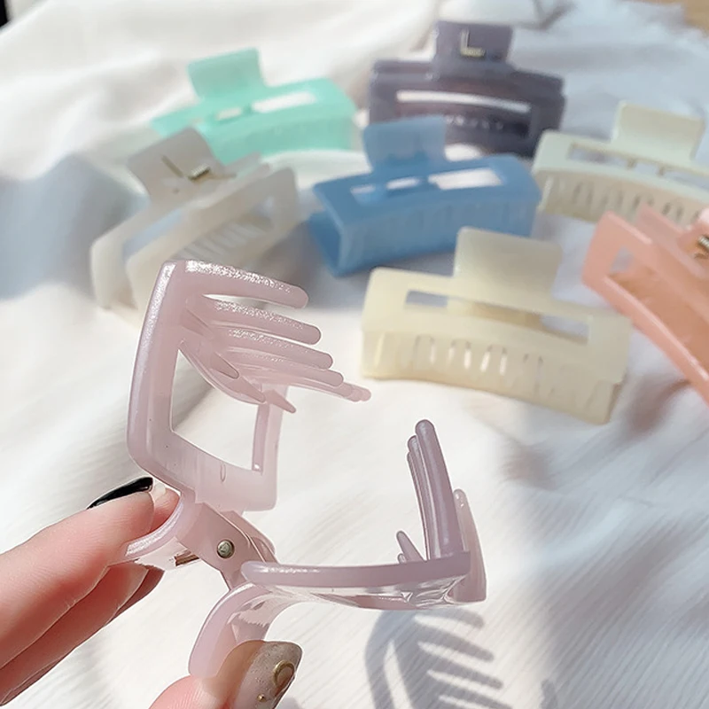 Pengiriman Cepat Jepit Rambut Mandi Besar Jepit Rambut Cakar Rambut untuk Wanita/Anak Perempuan