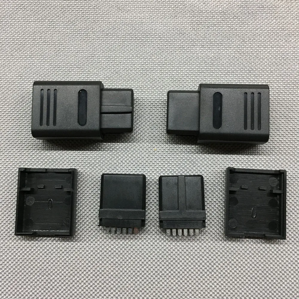 Cabo conector macho 12 pinos, plugue multisaída para nghz snes n64 com 1000 peças