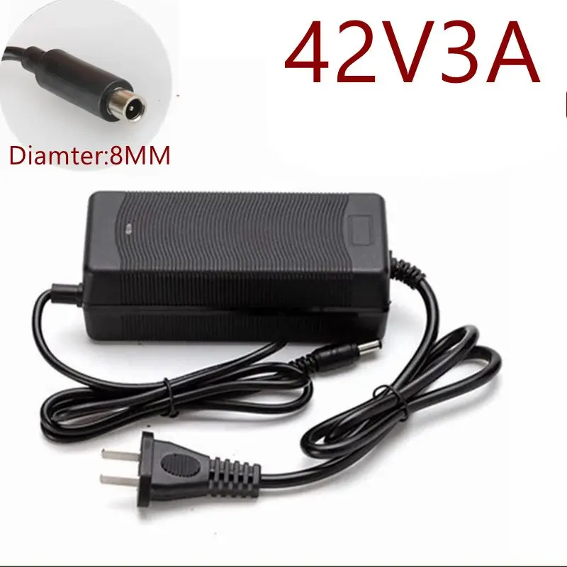 42V 3A lithium battery charger for 10S 36V li-ion battery pack charger Connector DC/XLR/RCA/GX16