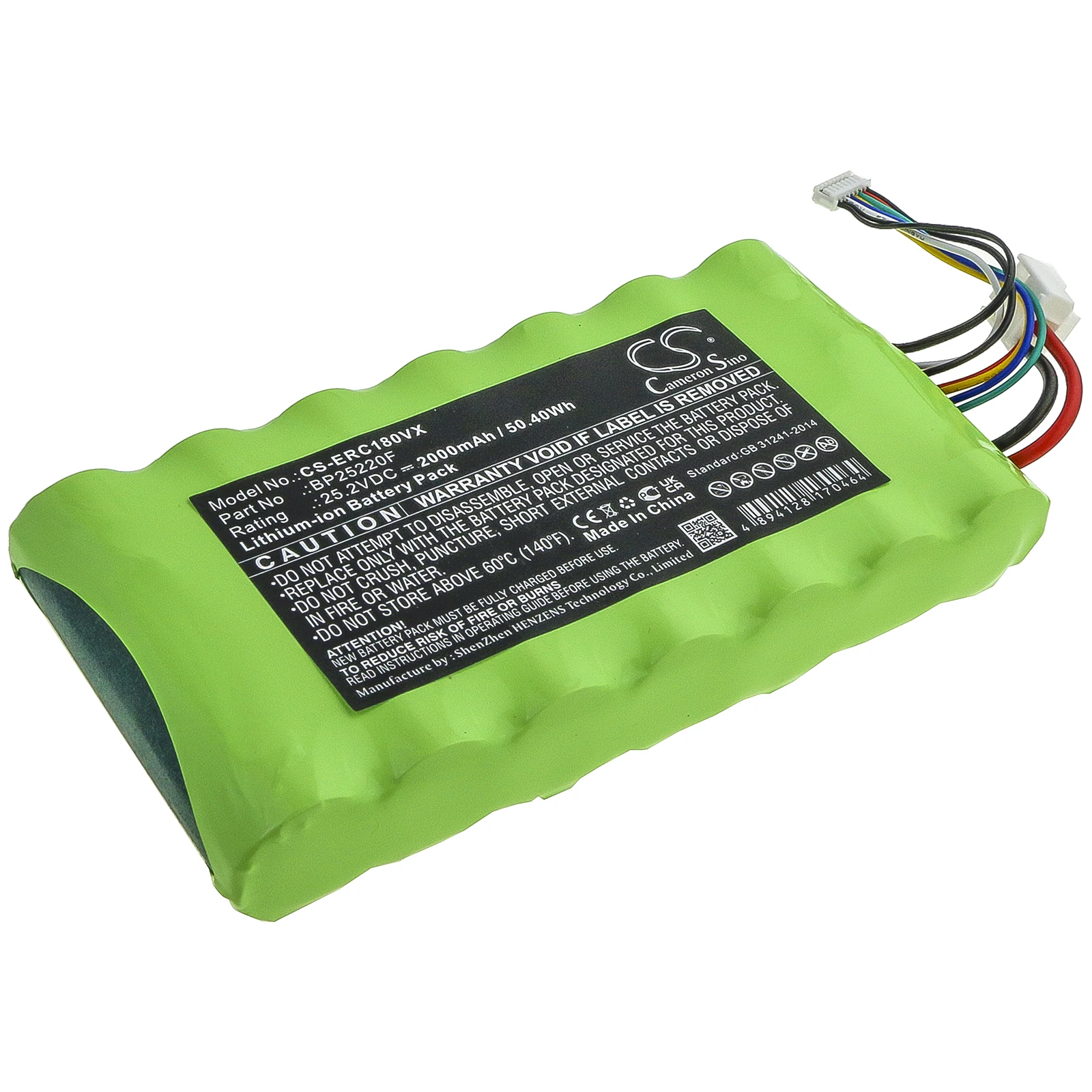 

Battery for Eureka NEC180 Pro, BP25220F 25.2V/mA