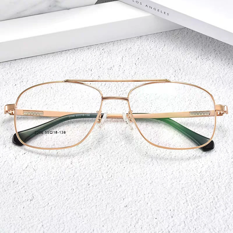 BCLEAR 2020 Vintage Big Frame Spectacle Glasses Man Double Bridge Retro Eyeglasses Optical Glasses Frame Fashion Male Eyewear