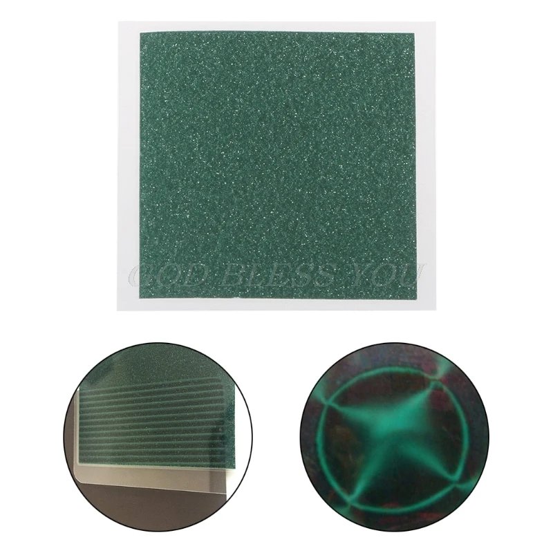 Magnetic Field Viewer Viewing Film 50x50mm Card Magnet Detector Pattern Display Drop Shipping