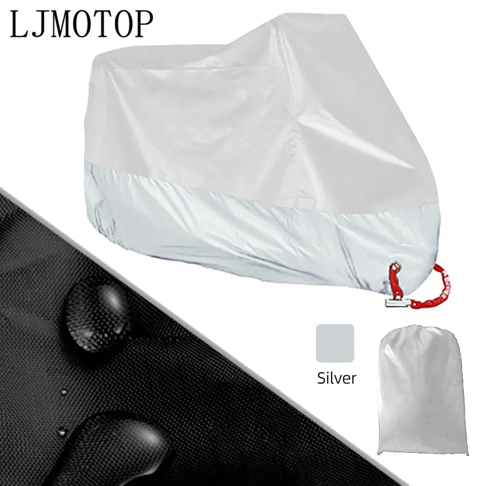 For Yamaha MXT850 Niken GT XTZ700 TENERE WR250F Motorcycle Cover Universal Outdoor UV Scooter waterproof Rain Dustproof Cover