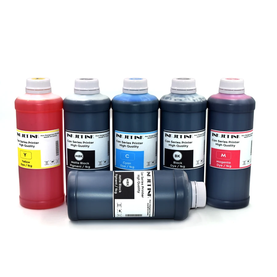 

6*1000ML/PC For Canon PFI-102 Waterbased Dye and Pigment Ink For Canon iPF500 iPF510 iPF600 iPF700 iPF610 iPF605 iPF710 iPF720