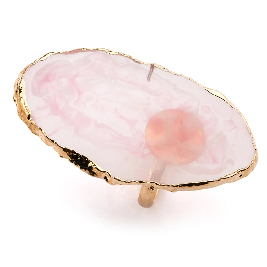 Nhựa Móng Tay Nghệ Thuật Bảng Màu Với Ngón Tay Vòng móng Tay Nghệ Thuật Tranh Hỗn Hợp Ô Màu Vàng Viền Móng Gel Màu Trang Điểm Bảng Hiển Thị