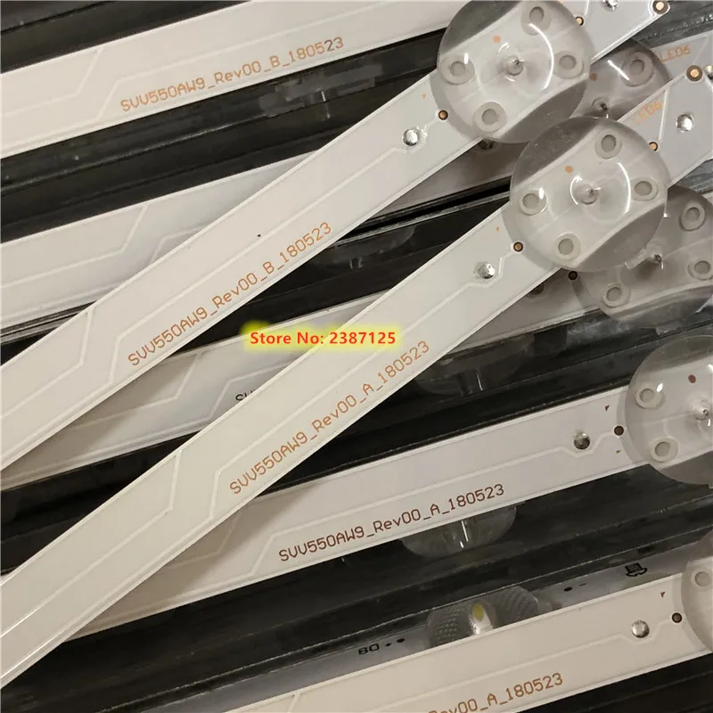 6A+3B LED Backlight Strip for SVV550AW9 SVV550AQ9 VES550QNYL-2D-N01 TX-55FX550B TX-55FX550E TX-55FX555B TX-55GX550B TX55GXW584