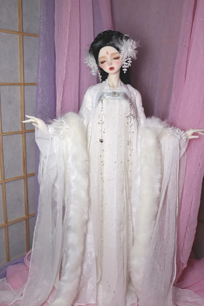 1/4 1/3 스케일 BJD 의류 액세서리 고대 의상 Hanfu 웨딩 요정 드레스, BJD/SD MSD SD13 높이 69cm 큰 소녀 인형 A793