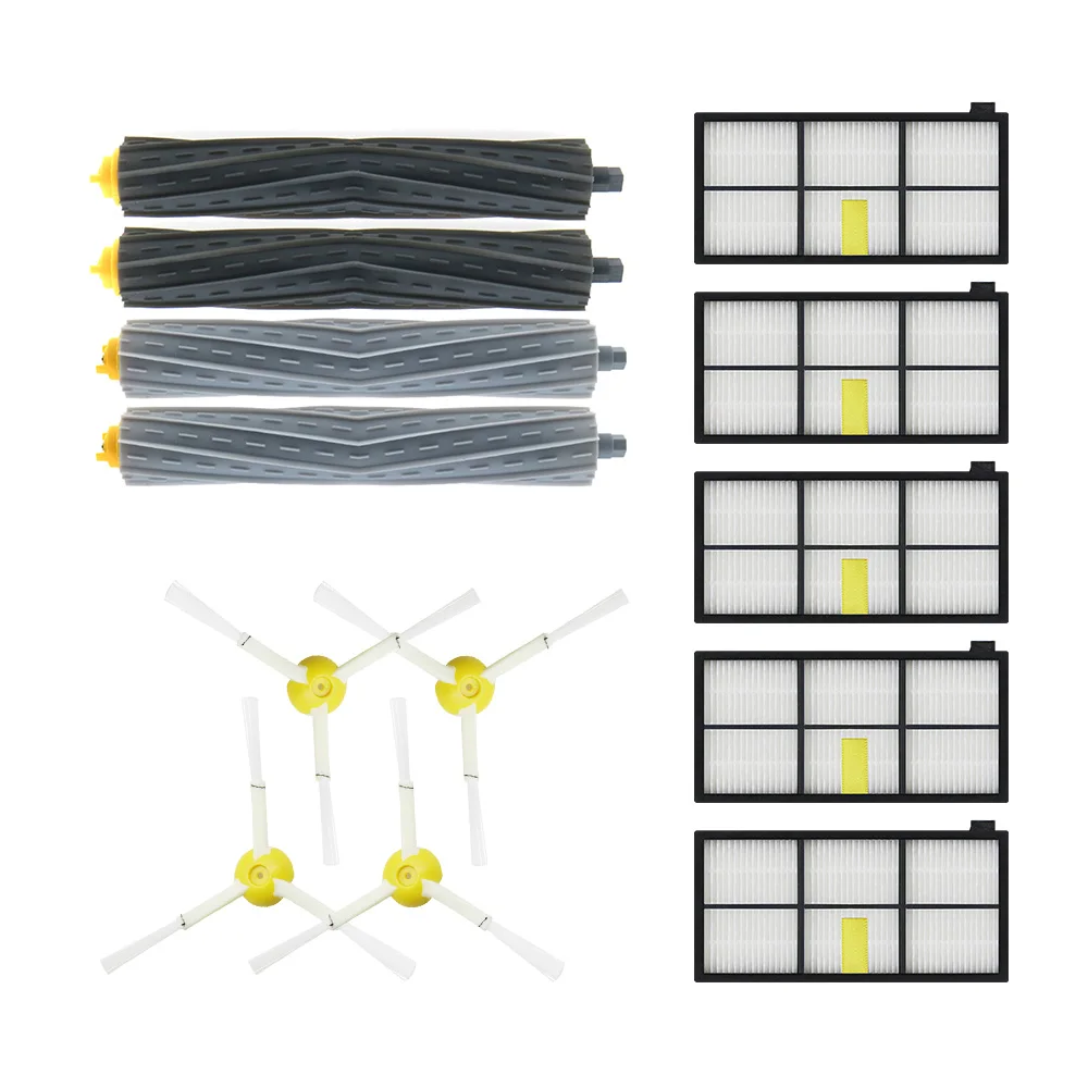 New Debris Extractor brush,HEPA Filter,Side Brush Kit For iRobot Roomba 800 870 880 980 vacuum cleaner Accessories parts