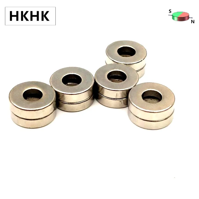 NdFeB Magnet Micro Ring OD 8x3x2 mm Rod Diametrically Magnetized Strong Neodymium Permanent Rare Earth Magnets 100pcs