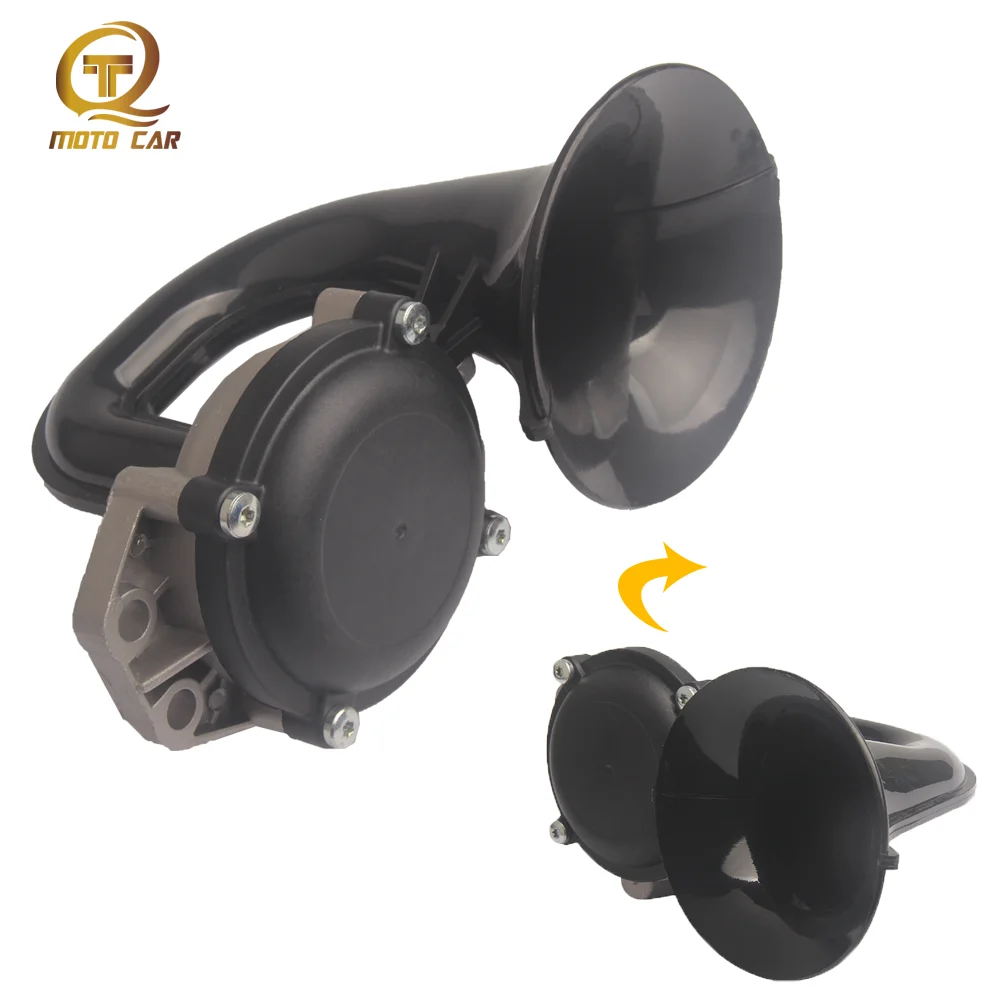 

12/24V Super Loud Trumpet Air Horn with Electric Valve For Truck Benz 120DB Loud Electric Horn