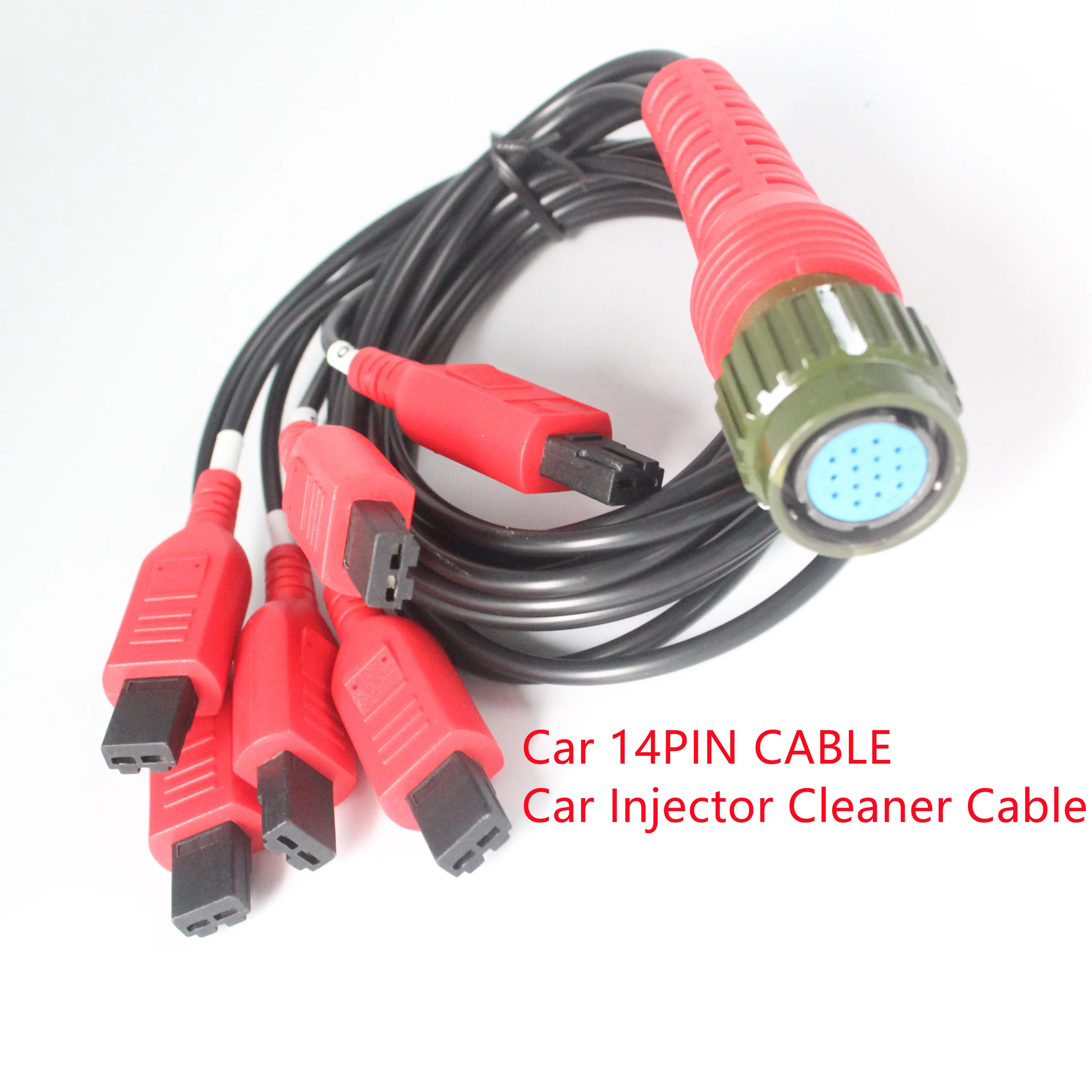 Acheheng Car Pulse Signal cable Aviation 14P six cylinder pulse connector cable  Injector cleaner & tester 14pin cable