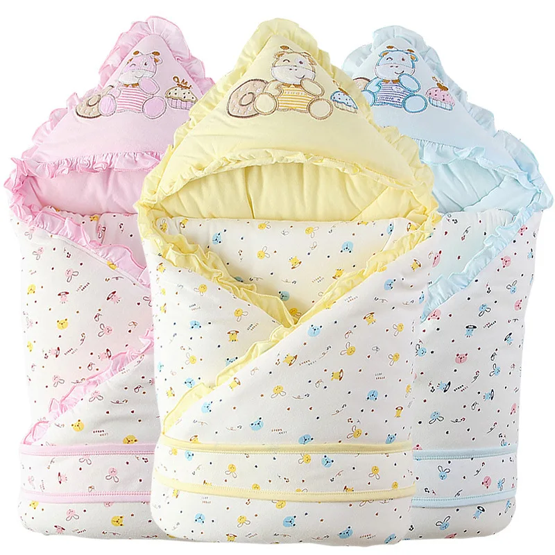 Cute Soft Cotton Sleeping Bag Newborns Sleeping Bag Envelope For Newborns Baby Swaddling Blanket for Newborn Baby Boys Girls