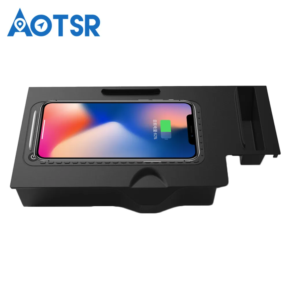 Mobile Phone wireless Chargers for BMW X3 X4 2018 2019 Intelligent Infrared fast charger wireless Mobile Phone wireless Chargers