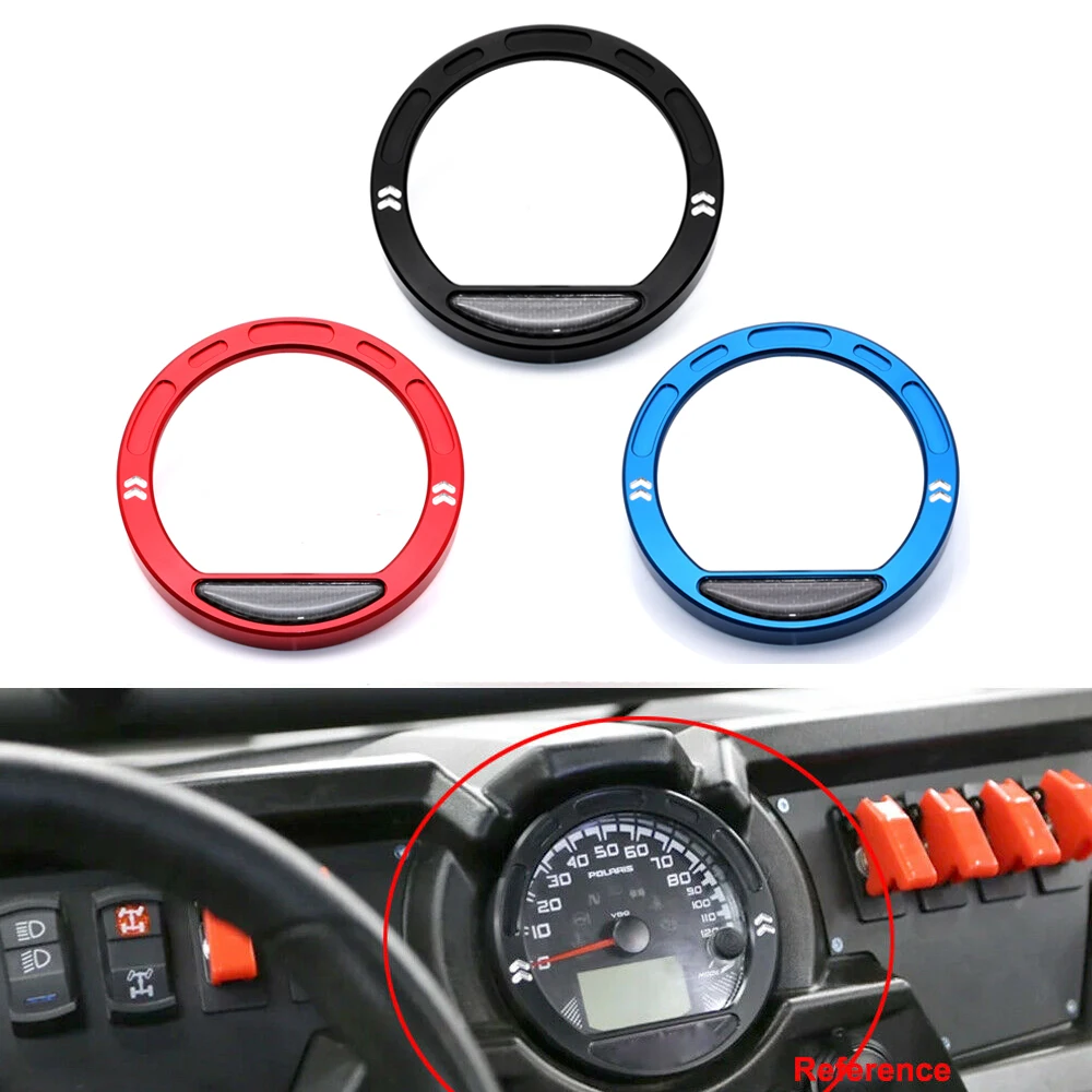 Billet Aluminum Speedometer Guage Bezel Upgrade For Polaris RZR 570 800 900 1000