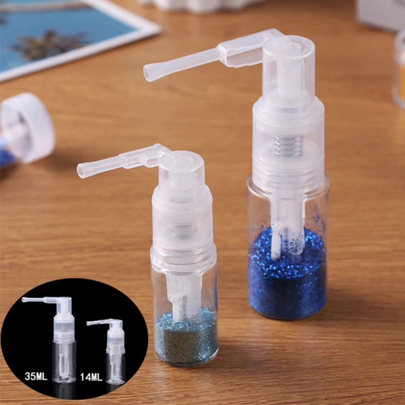 

Empty Plastic Pet Powder Spray Bottle Spray Glitter Duster for Diy Scrapbooking/photo Album Decor Card Making 14ML/35ML