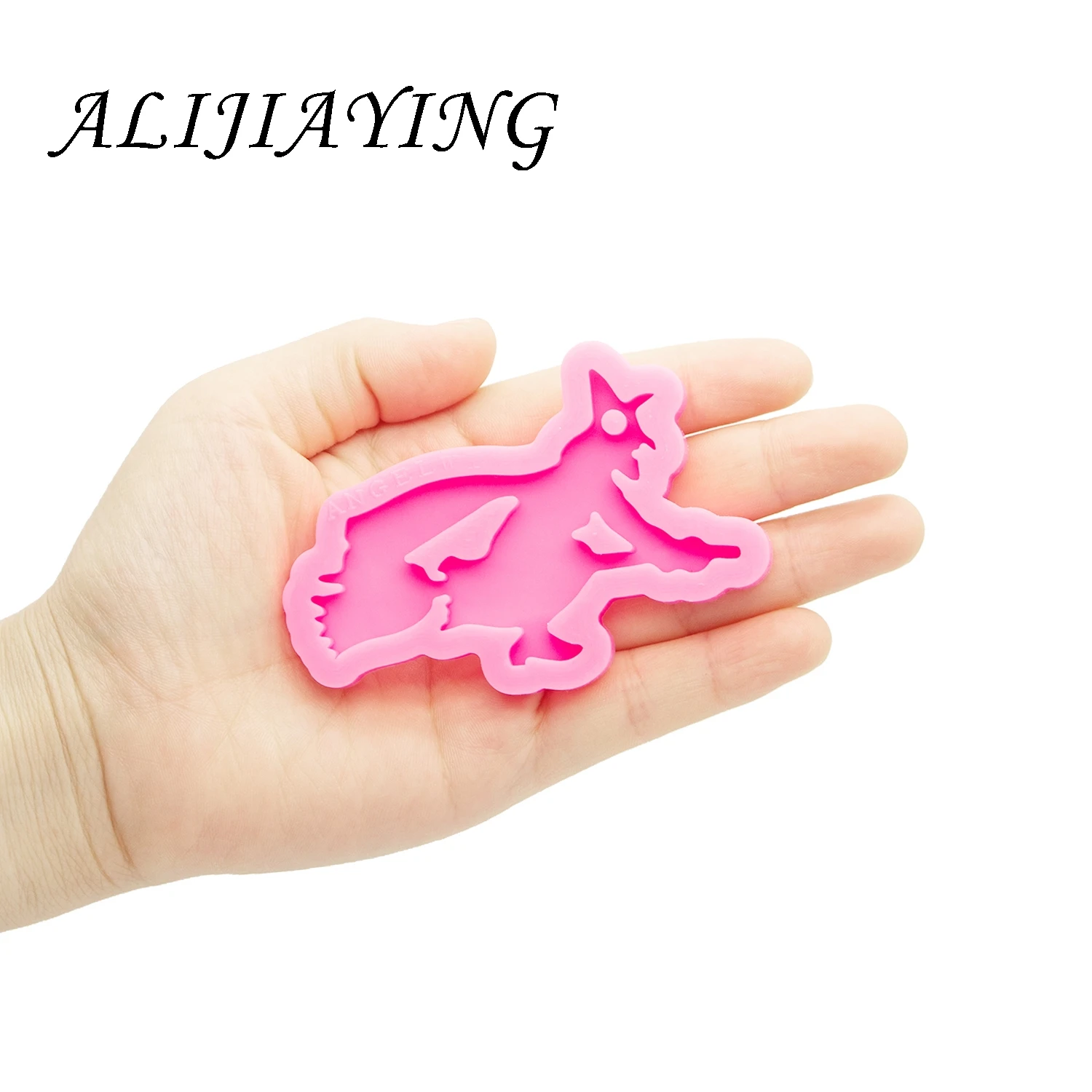 Shine Inside Resin Mold Magic witch Silicone Moulds DIY for Keychain Epoxy Resin Jewellery Making DY0643