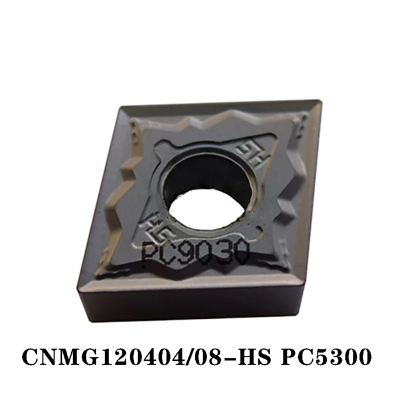 100% CNMG CNMG120404 PC5300 CNMG120408 Carbide Insert CNC Tool Holder Process Steel Stainless Steel Iron Original 120404 120408