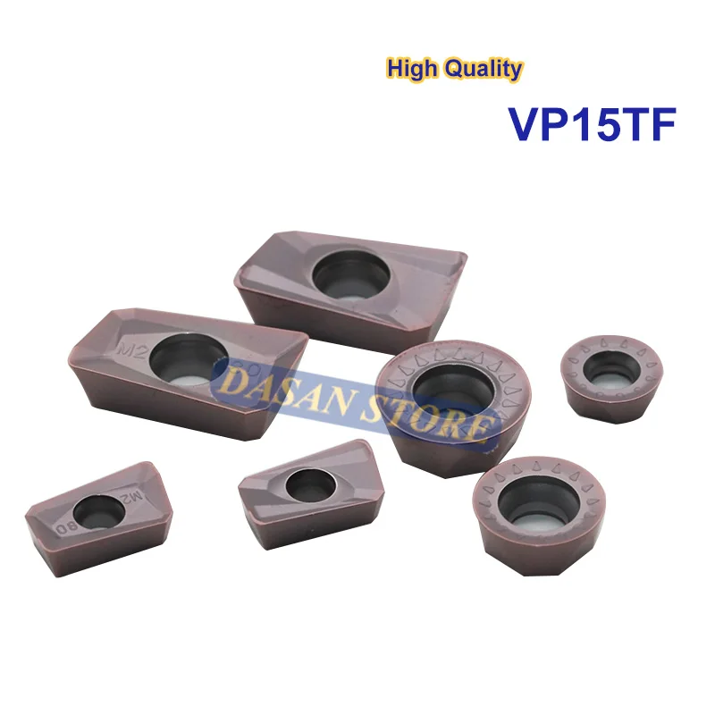 10pcs APMT1604 PDER H2 VP15TF Inserti In Metallo Duro di Alta Qualità APMT1604 M2 VP15TF Lama di Fresatura cnc di Tornitura Tornio Mill Cutter strumento