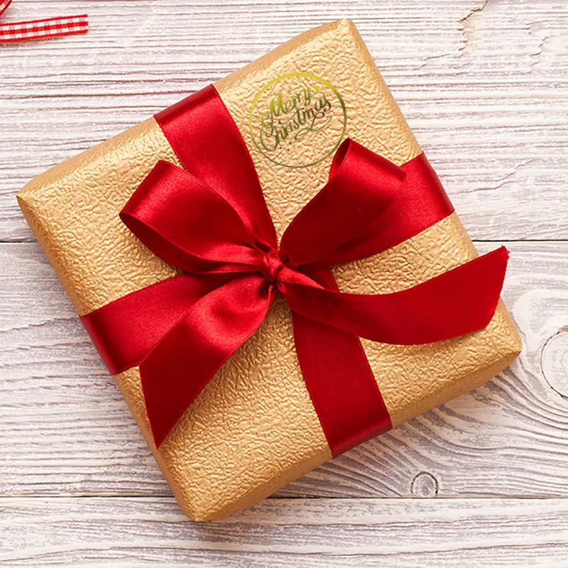 500Pcs 1-1.5Inch Gift Sealing Transparent Snowflake Stickers Christmas Design Festival Birthday Party Wedding Decorations Labels