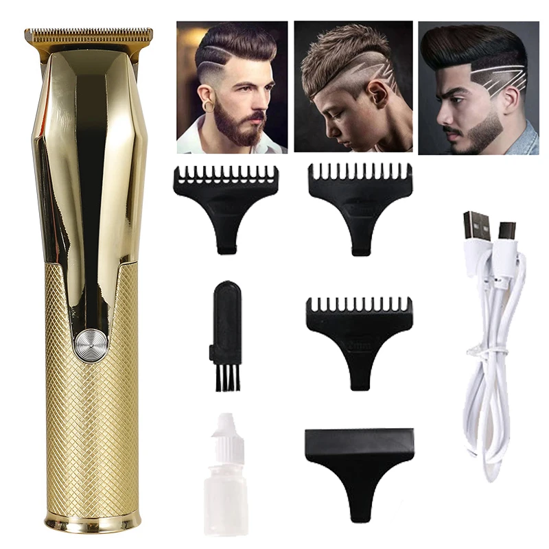 

Electric Hair Clippers for Men USB Rechargeable LED Display Professional Barber Titanium Cutter Head Hair Cutting Machine