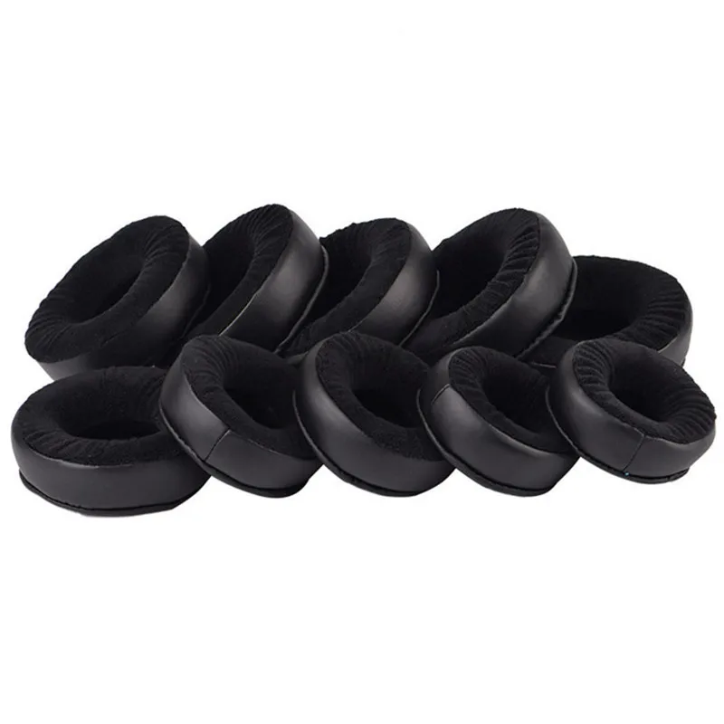 70mm 75mm 80mm 85mm 90mm 95mm 100mm 110mm Replacement Earpads Round Suede Stitching Headphone Cushion Cover Earmuffs Ear Pads