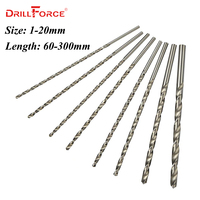 1PC 1mm-20mm Long Drill Bits Metal Wood Plastic HSS Twist Bit (1/1.5/2/3/3.2/3.5/4/4.5/5/5.5/6/6.5/7/8/9/10/11/12/13/14/15/20mm)