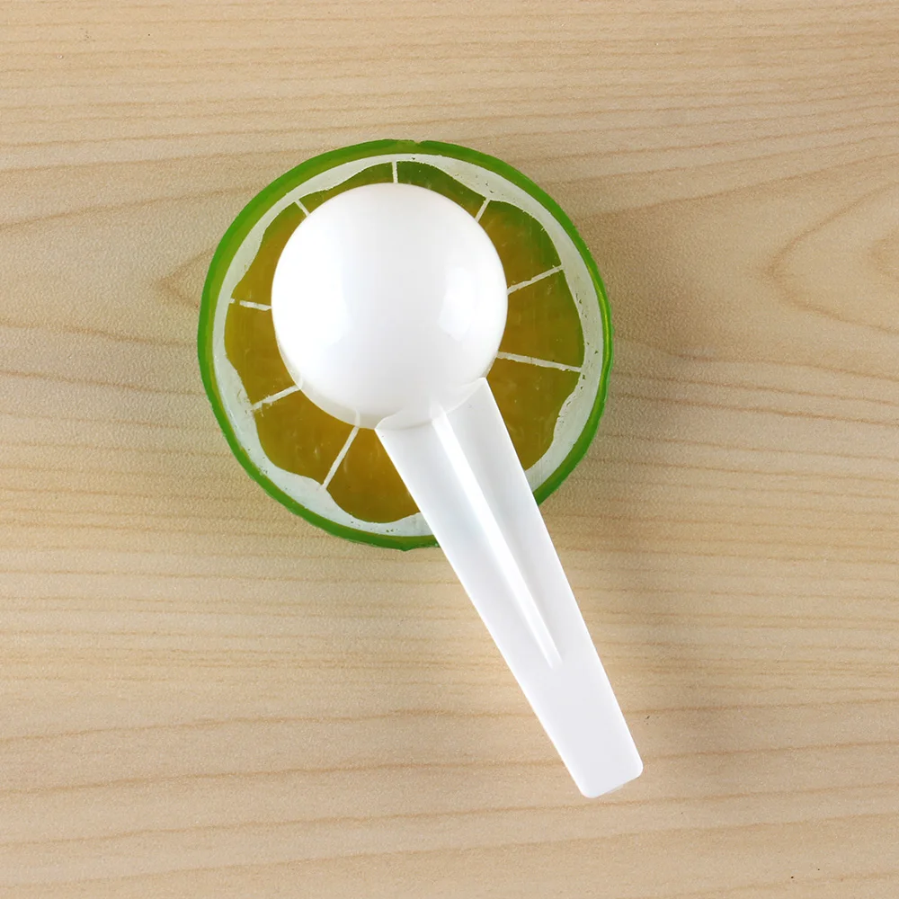 5ピース/セット10ミリリットル5グラム測定プラスチックスクープpp測定スプーンミルク計量カップクッキングツールベーキングツールアクセサリー