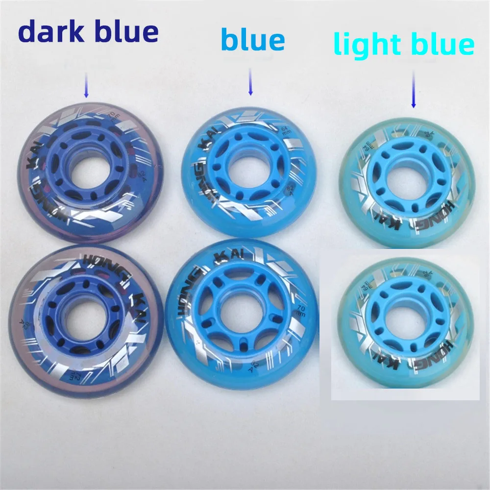 64mm 68mm 70mm roller skates wheel + ABEC7 608zz skating bearing + spacers bushing blue red pink black 64 68 70 inline tyre kids