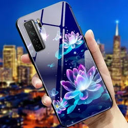 Tempered Glass Case For Honor 30s Case Glass Back Cover For Honor 30s Phone Case Honor30s 30 s Funda For Huawei Nova 7 SE Case