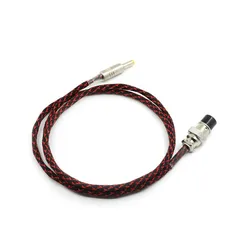 1.2M GX16-2 Pin To 5.5*2.5MM Pure copper cable AC/DC Phono Amplifier Linear Power Supply Output Cable