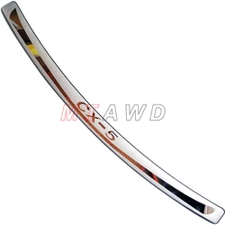 For Mazda CX-5 CX5 KF Accessory 2021 2020 2019-2017 Ultrathin Stainless Rear Bumper Protector Sill Exterior Guard Pedal Cover