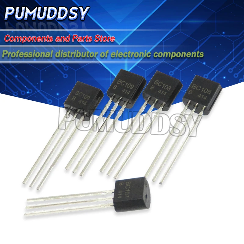 10pcs BC107 BC107B BC108 BC108B  BC109 TO92 BC109B Transistor TO-92