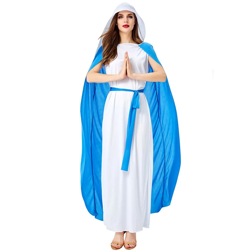 

New Arrival Missionary Costume Cosplay For Women Halloween Costume For Adult Purim Carnival Party Suit Dress Up