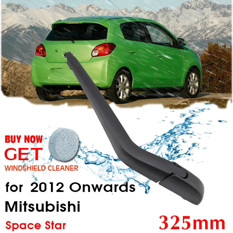 

Car Wiper blade Rear Back Window Windscreen Windshield Wipers For Mitsubishi Space Star 325mm 2012 Onwards Auto Accessories