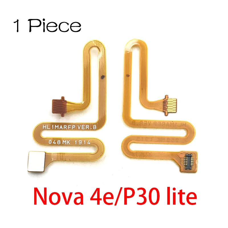 Home Button Fingerprint Sensor Scanner Touch ID Connecter Motherboard Flex Cable For Huawei P10 P20 P30 lite Pro