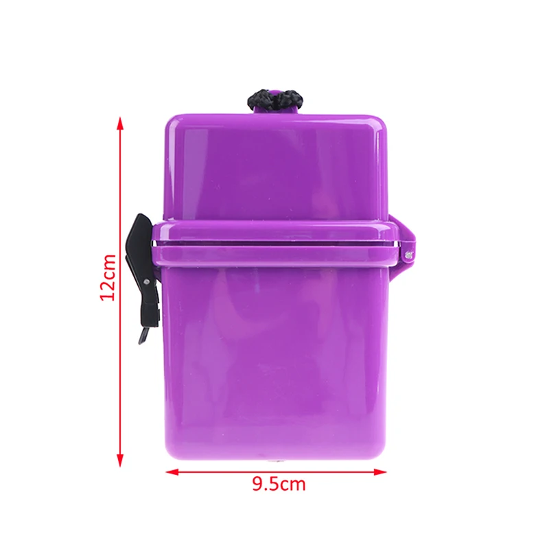 Scuba Diving Kayaking Waterproof Dry Box Gear Accessories Container Case & Rope Clip For Money ID Cards License Keys