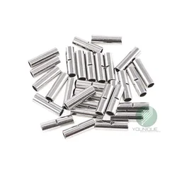 15pcs Premium #8 AWG BN8 Uninsulated  Wire Terminal Splices Butt Connectors Bare