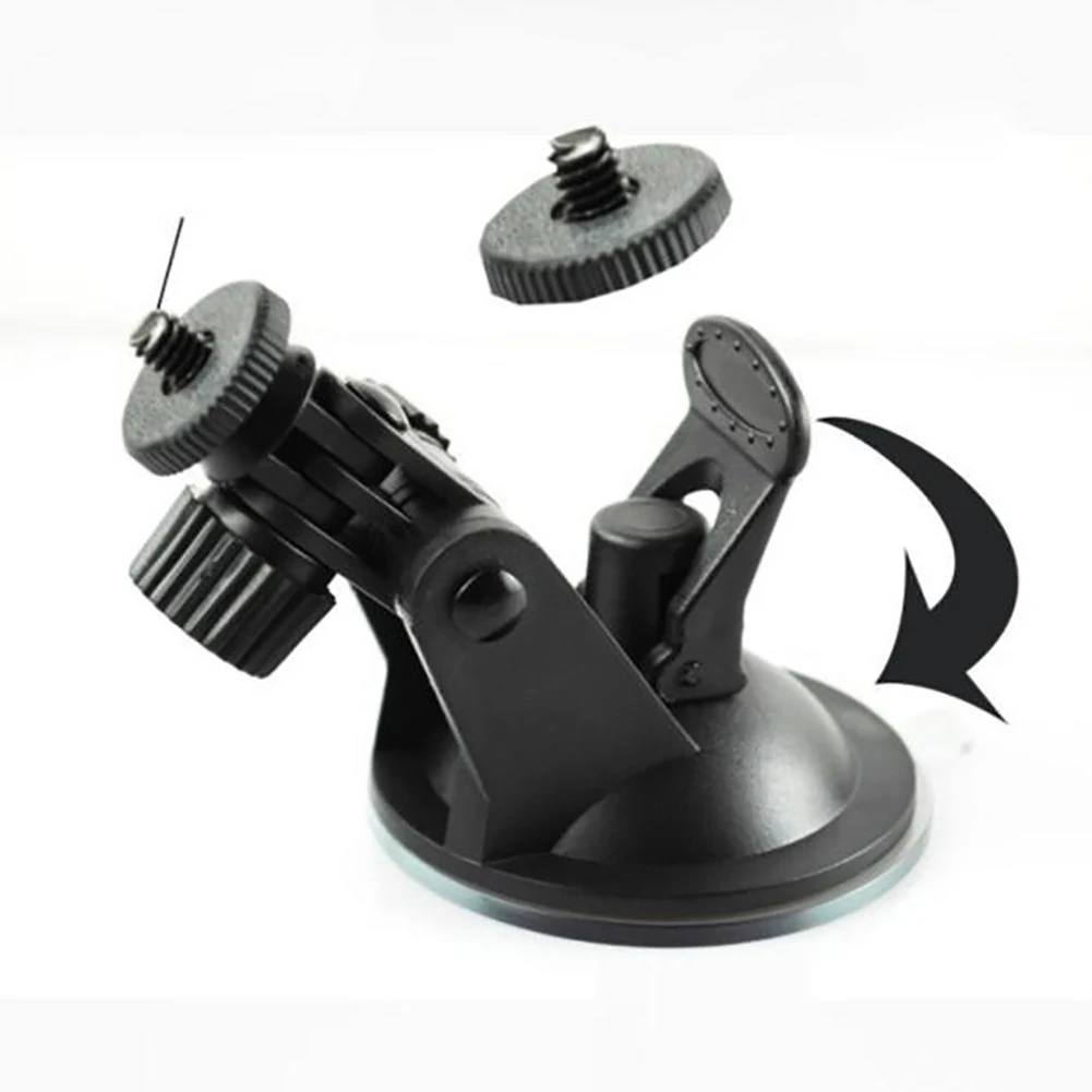 Mini Sucker Car Driving Recorder Mount DVR Bracket Screw Connector Rack DV GPS Camera Stand Holder for Video Recorder