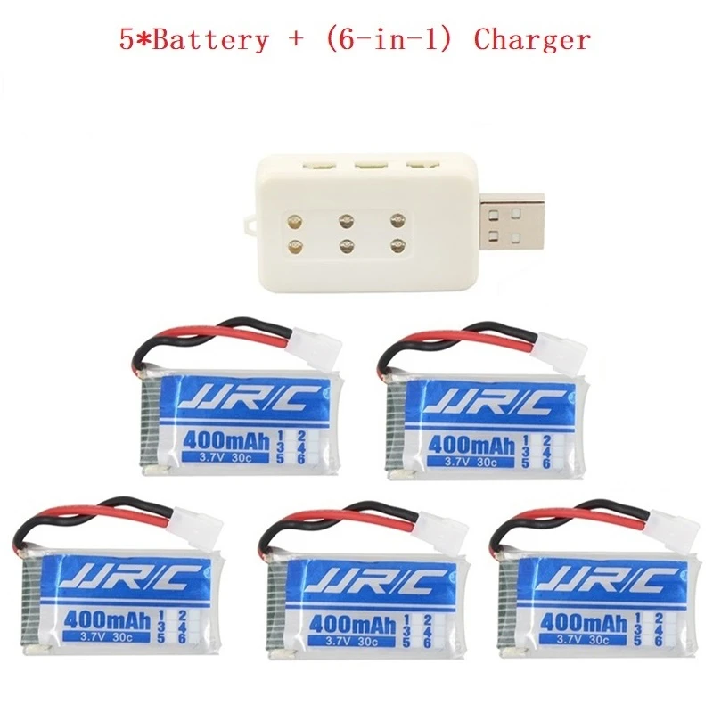 Original 3.7V 400mah 30C Rechargeable Battery for JJRC H31 RC Spare Parts 3.7V Lipo battery and USB charger For JJRC H31