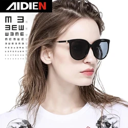 Women‘ s sunglasses myopia polarized lens with diopter ladies driver goggles UV 2026 brand designer oversize retro sun glasses