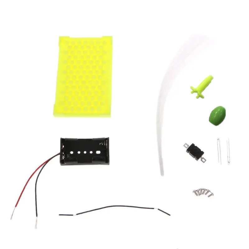 Kits de experimentos de ciencia para niños, luces de fibra óptica coloridas, juguete educativo DIY