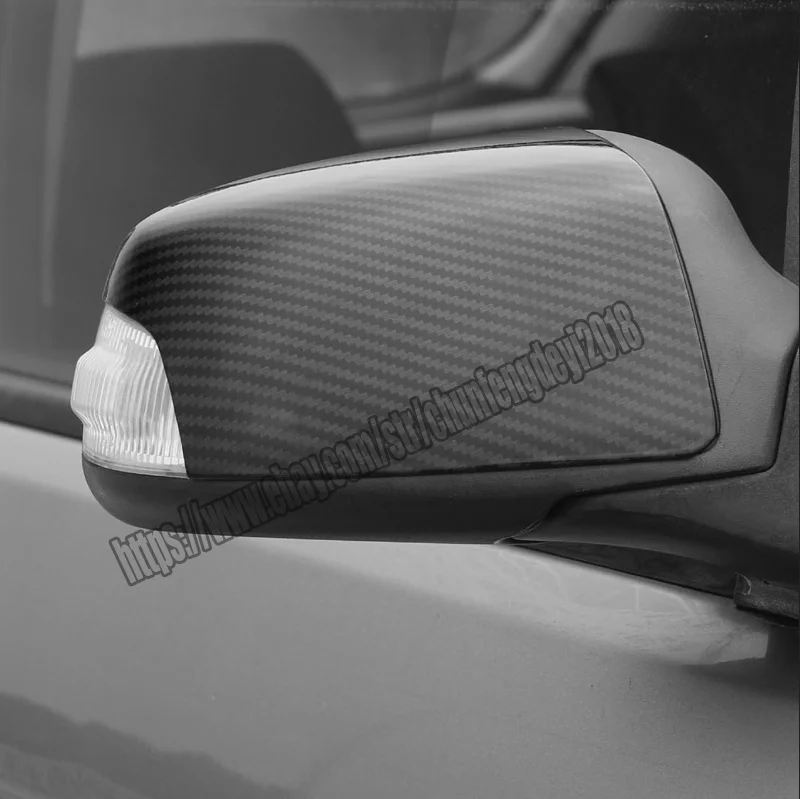 

2PCS Carbon Fiber ABS Rear Mirror View Cover Trim For Ford Focus 2007-2014