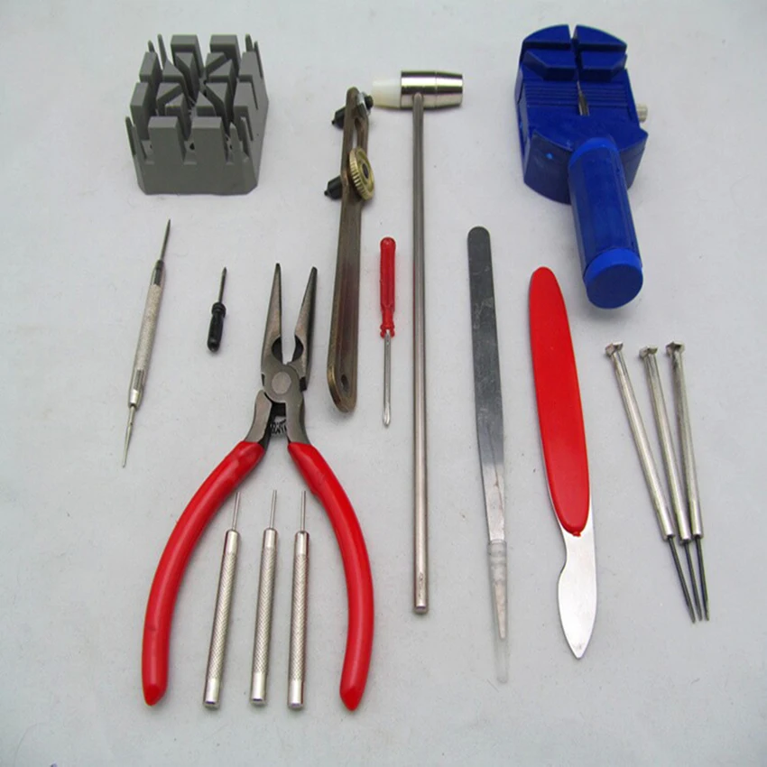 Watch Band Strap Removal Repair Tools Kits, 16pcs Watch Battery Replacement Watchband Link Remover Spring Bar Tool Kit