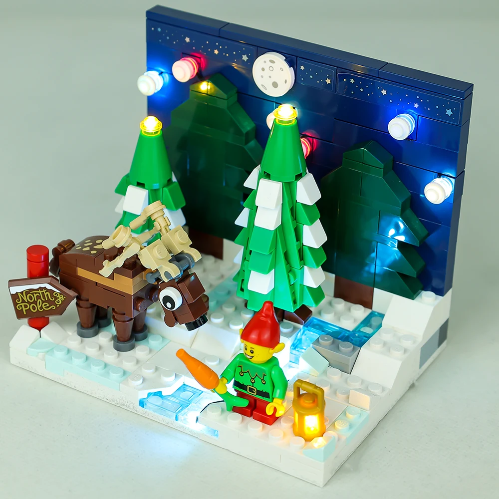 EASYLITE-Kit d'éclairage LED pour blocs de construction, jouets en briques, ensemble d'éclairage de lampe uniquement, aucun modèle, cadeau de Noël, 40484